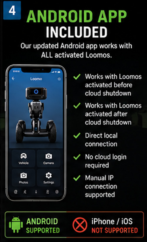 Loomo robot camera